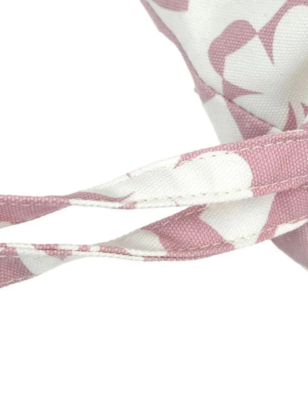 Chanel Pink Canvas Drawstring Shoulder Bag 181990